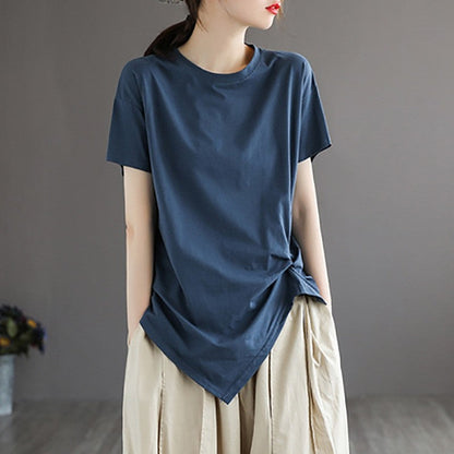 Wrinkle-Free Plus Size Short Sleeve T-Shirt