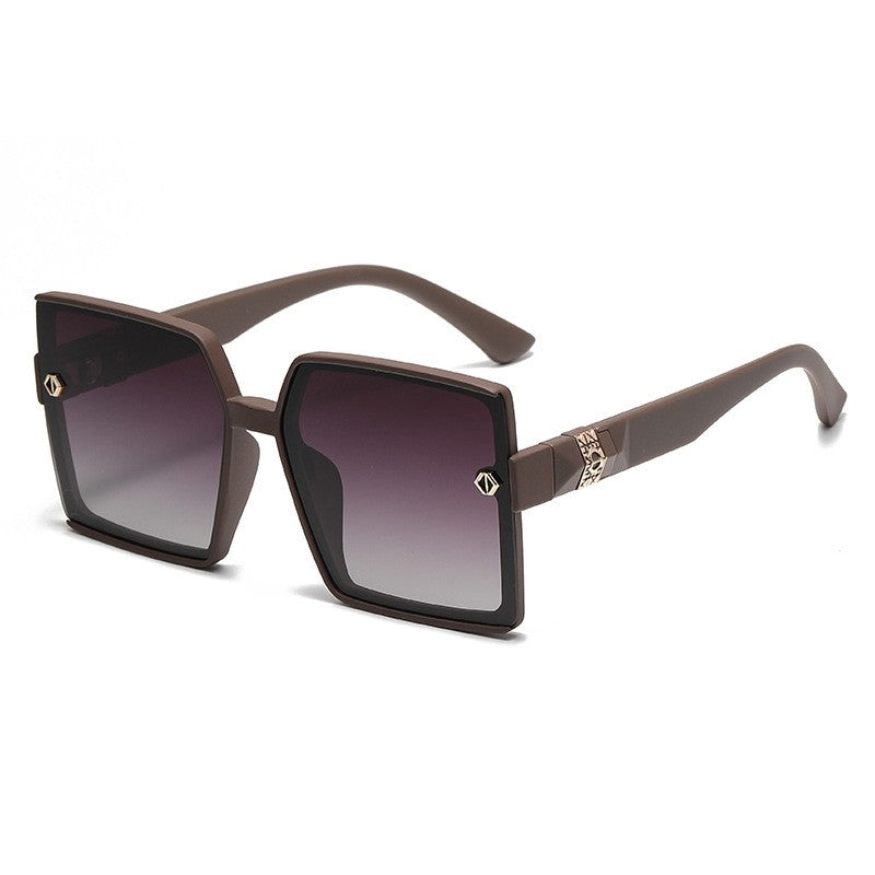 Fashion Square Frame Outdoor Sun Protection Polarized Sunglasses