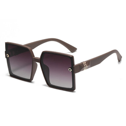 Fashion Square Frame Outdoor Sun Protection Polarized Sunglasses