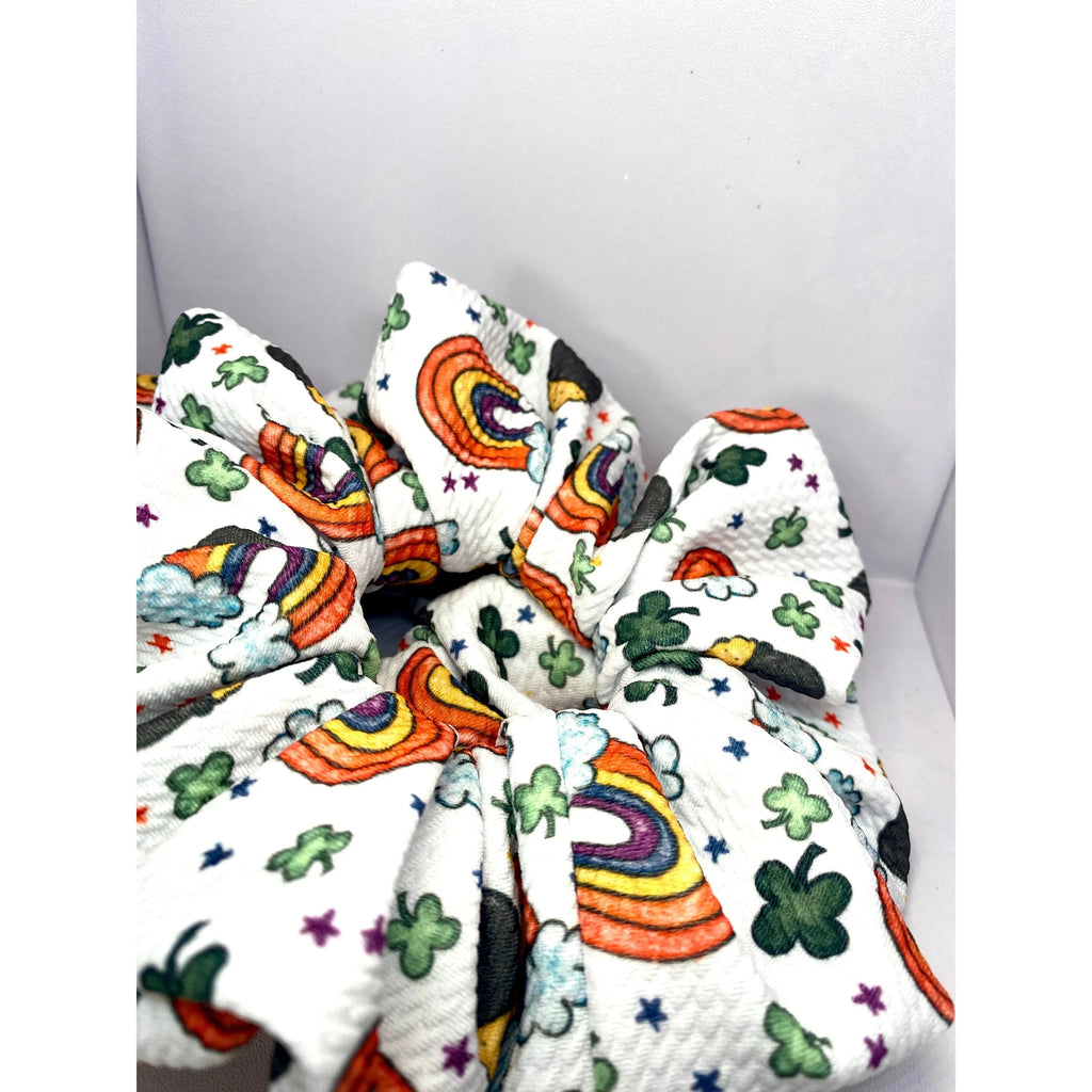 Pot-of-Gold and Rainbows St Patrick's Bullet Scrunchie