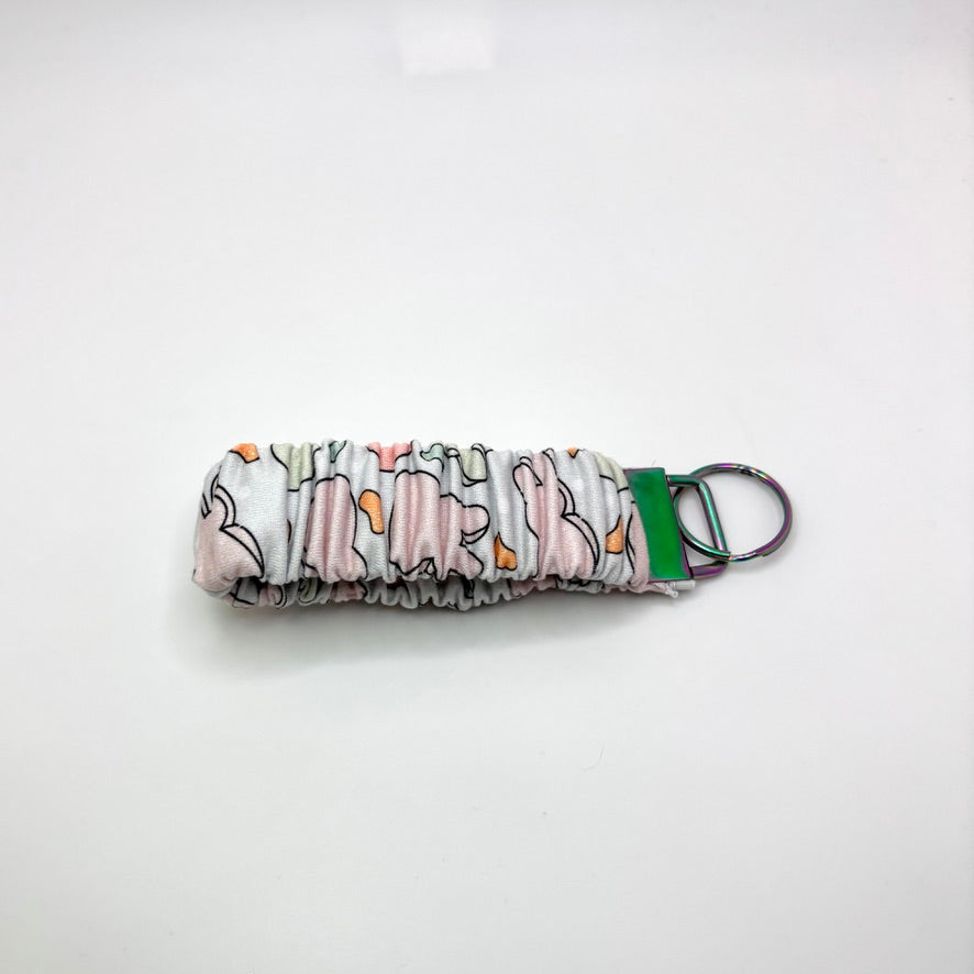 Pastel Peep Scrunchie Wristlet