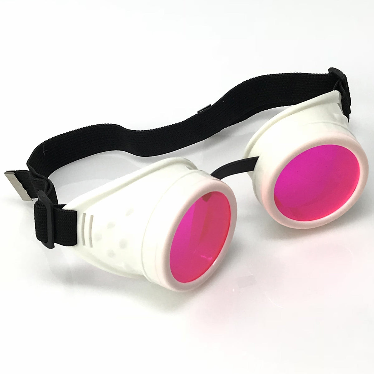 Hyper Vision Rave Goggles – Festival Goggles -UV Glow activated neon pink, blue, green, orange lenses