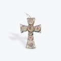 Cross Christmas Ornament - Recycled Paper