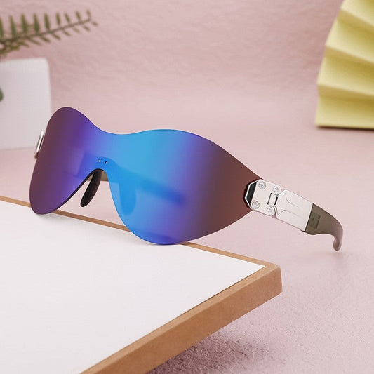 Fashion Frameless Sports Riding UV400 Sun Protection Outdoor Eyewear Sunglasses