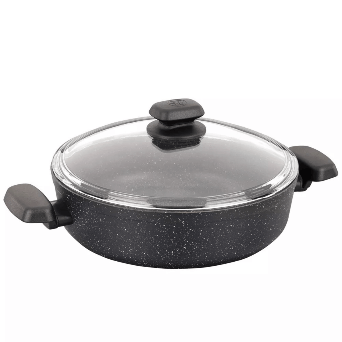 Korkmaz Ornella Aluminum 4L Non-Stick Low Casserole Dish with Lid