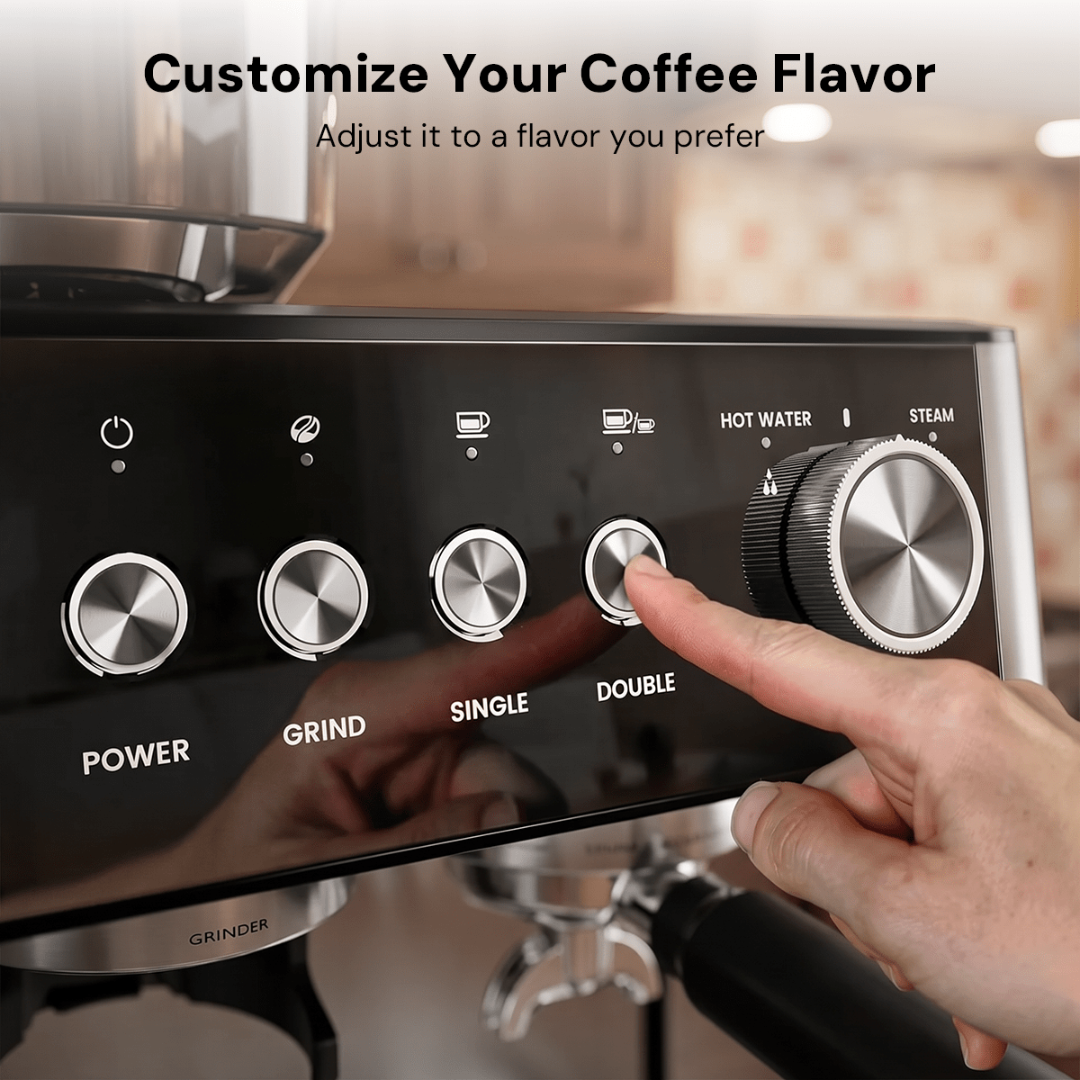 20 Bar Espresso Machines with Grinde CM8031