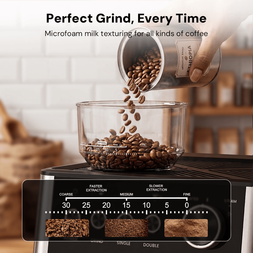20 Bar Espresso Machines with Grinde CM8031