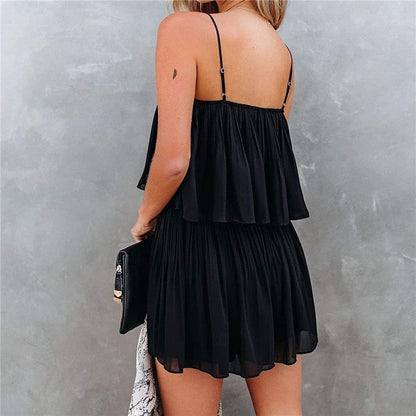 Sleek Sleeveless Halter Backless Jumpsuit