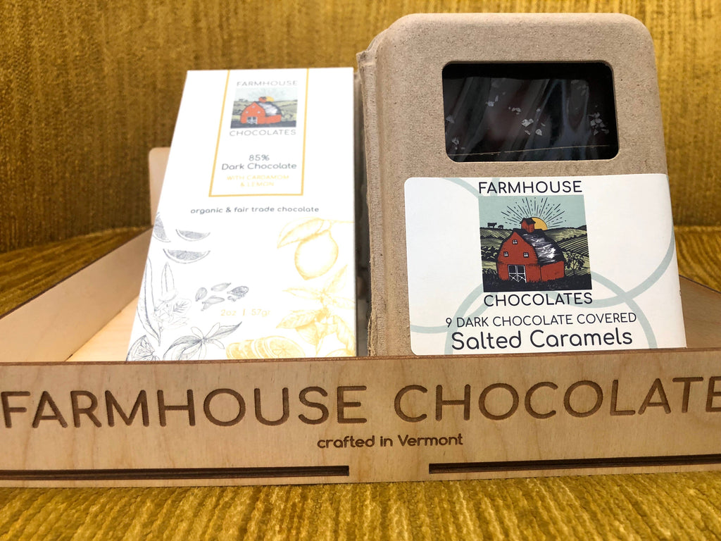 9 Piece Dark Chocolate Covered Salted Caramels