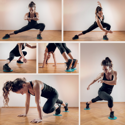 JupiterGear Core and Abs Exercise Sliders - Core Strength & Abdominal Trainer
