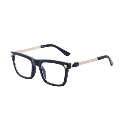 Vintage Leopard Print Square Sunglasses