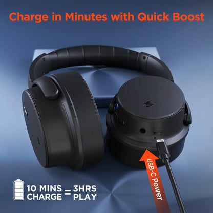 HyperGear Stealth ANC Wireless Headphones with Dynamic Bass Feature