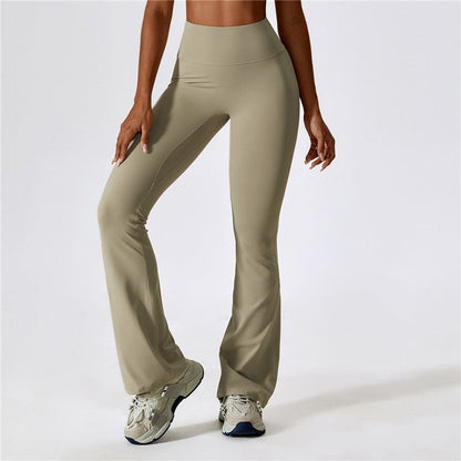 Slightly Flared High-Waisted Casual Sweatpants