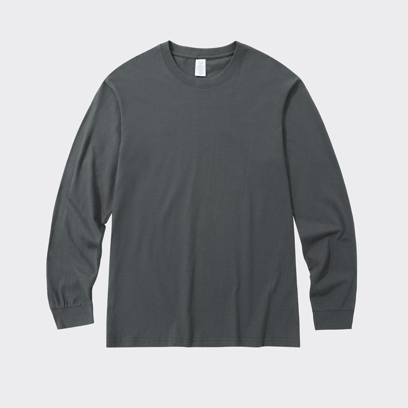 Casual Men's Solid Color Long Sleeve Tee