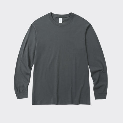Casual Men's Solid Color Long Sleeve Tee