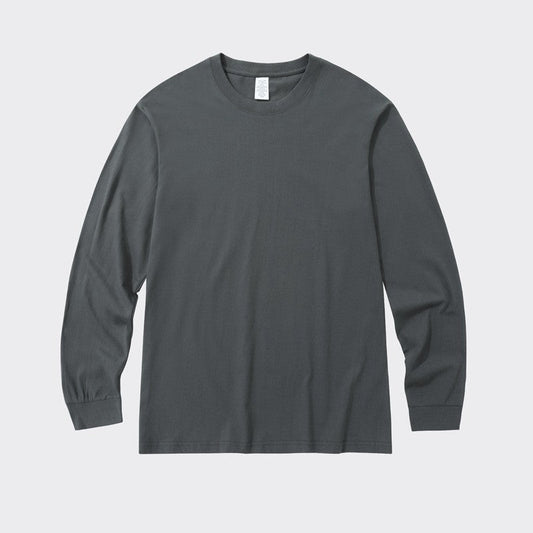 Casual Men's Solid Color Long Sleeve Tee