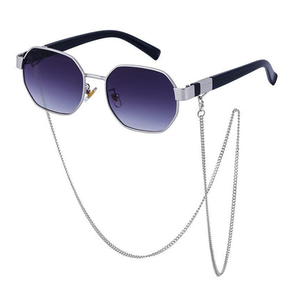 Polygon Chain Sunglasses For Women's Fashion