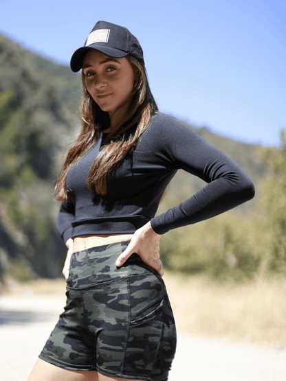JupiterGear Long-Sleeve Crop Top
