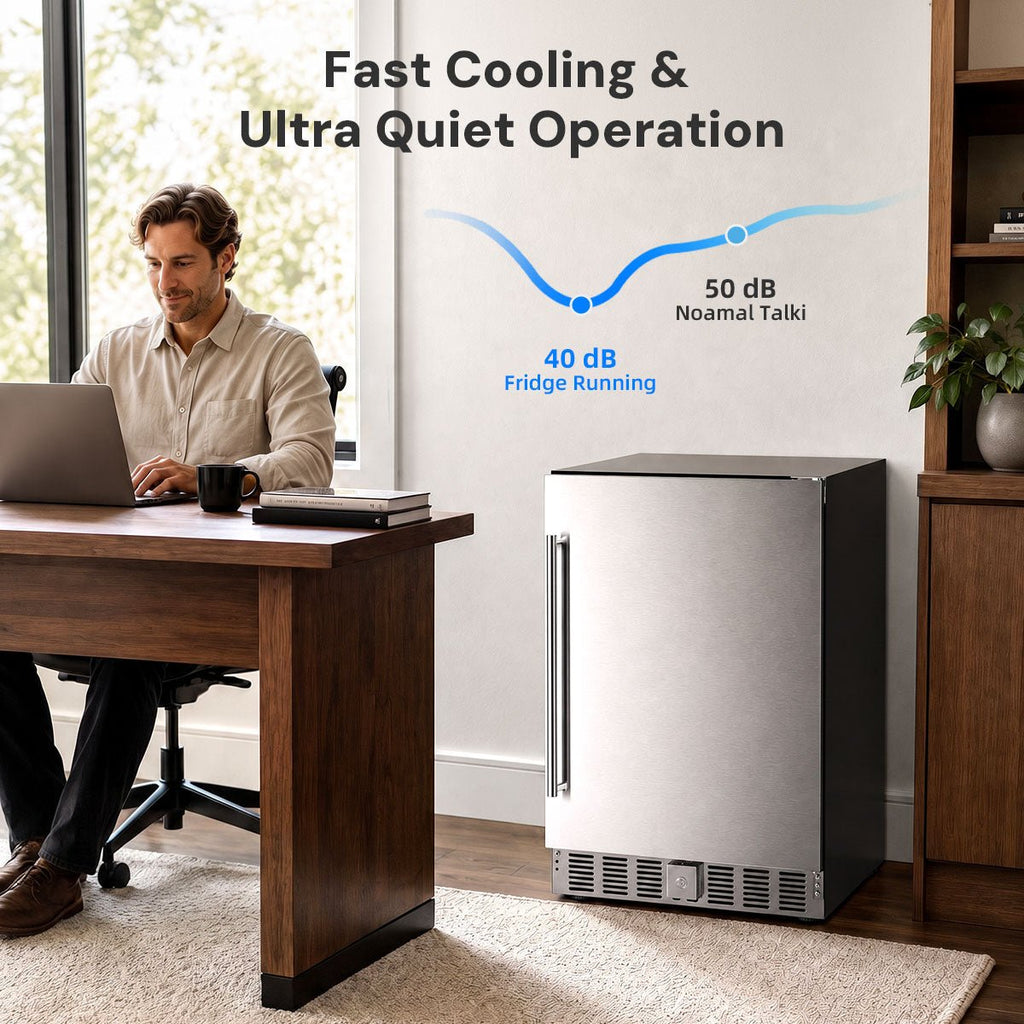 24 Inch Indoor/Outdoor Beverage Refrigerator 58145RKR0