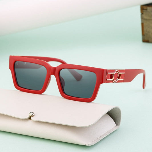 Fashion Full Square Frame UV400 UV Protection Outdoor Sunglasses