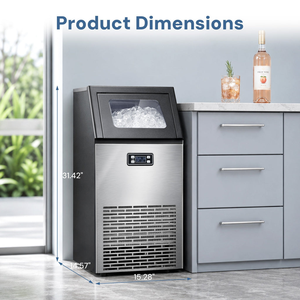 100LBS/200LBS/265LBS  Freestanding Commercial Ice Maker Z5845A