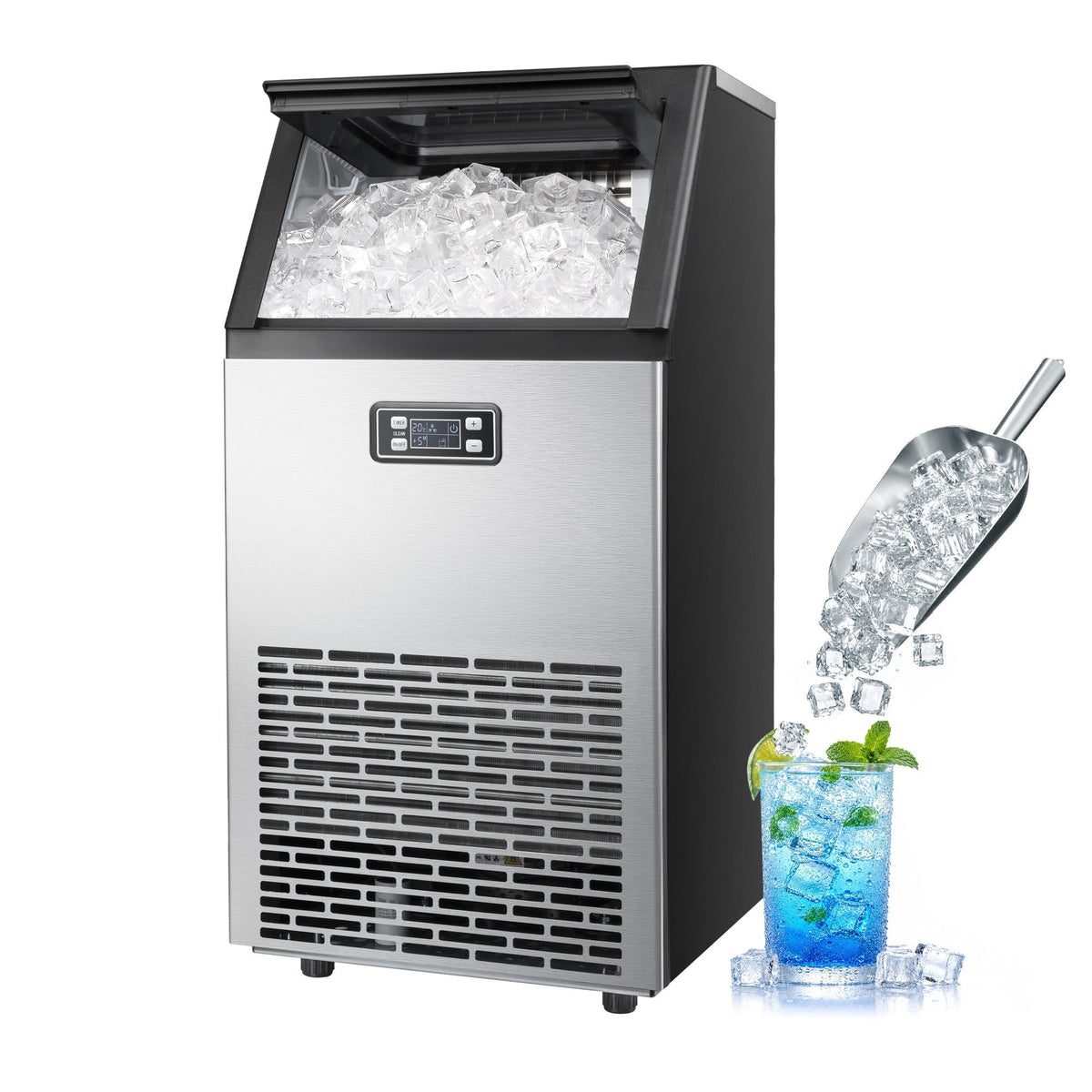 100LBS/200LBS/265LBS  Freestanding Commercial Ice Maker Z5845A