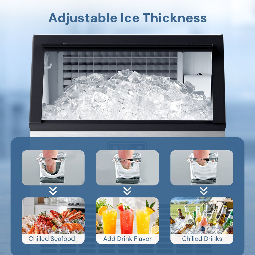 100LBS/200LBS/265LBS  Freestanding Commercial Ice Maker Z5845A