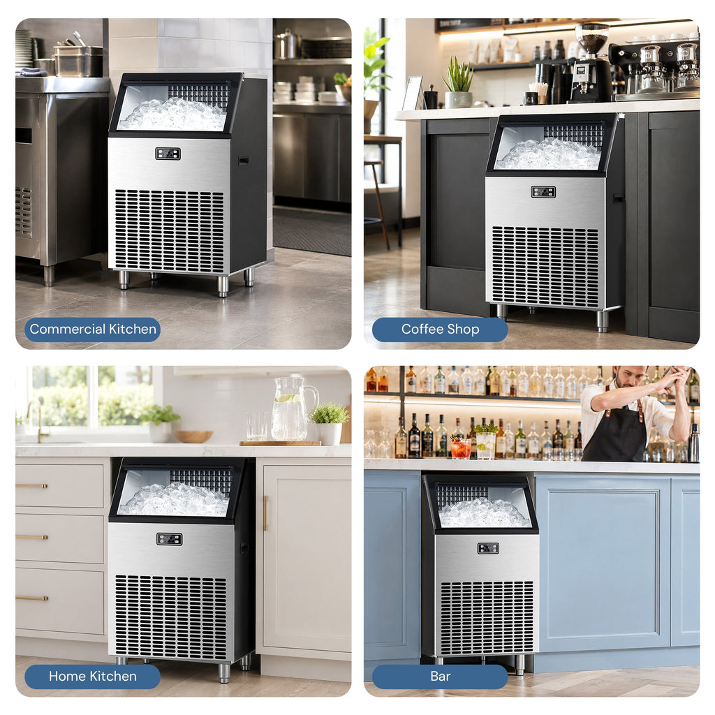 100LBS/200LBS/265LBS  Freestanding Commercial Ice Maker Z5845A