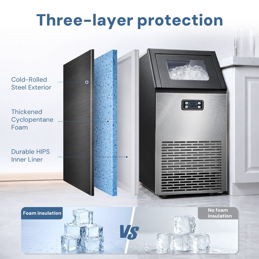 100LBS/200LBS/265LBS  Freestanding Commercial Ice Maker Z5845A