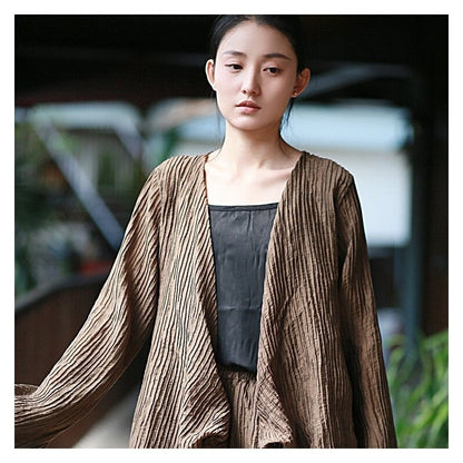 Solid Color Double-Layer Strap Shirt and Skirt Ensemble