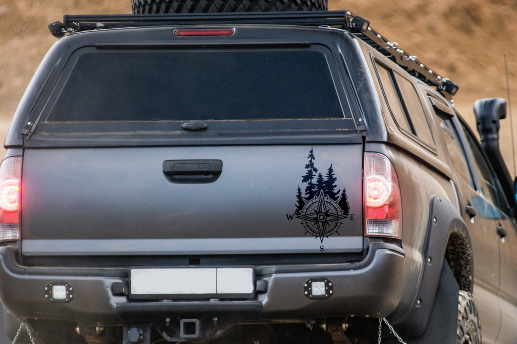 Forest Compass Rose Vinyl Decal | 278
