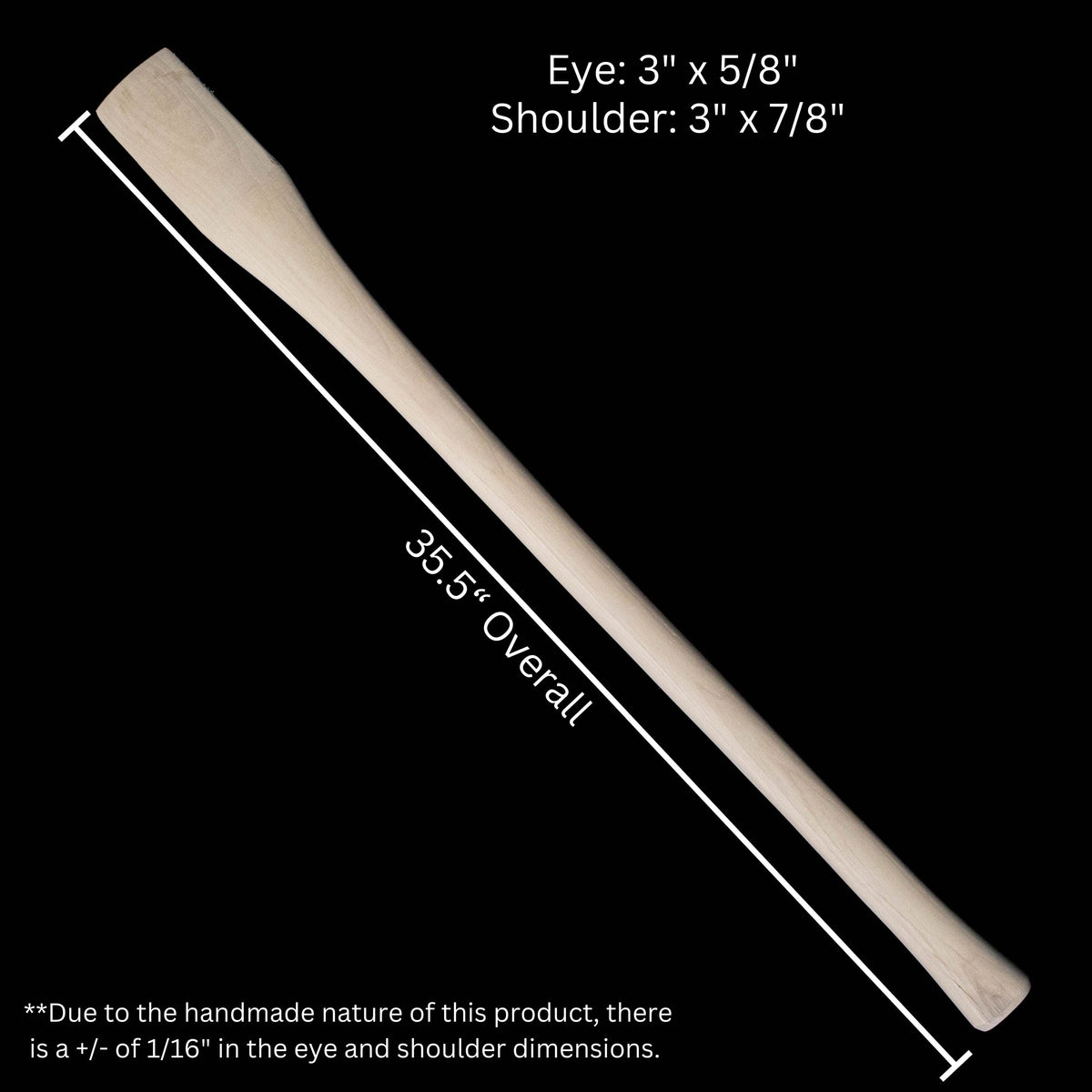 Double Bit Axe Handle - 36" - Whiskey River Premium Select