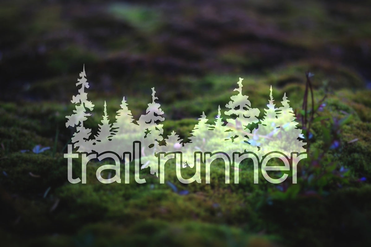 Trail Runner Forest Vinyl Decal | 284