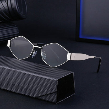 Irregular Metal Sunglasses For Women's Fashion