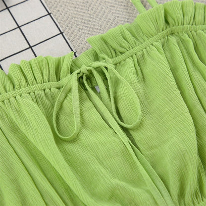 Two-Piece Camisole and Long Pants Pajama Set