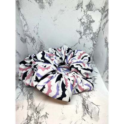 Pastel Bats Halloween Bullet Scrunchie