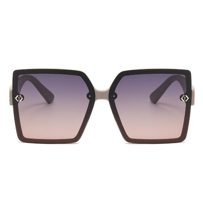 Fashion Large Square Frame Outdoor Sun Protection Polarized Sunglasses