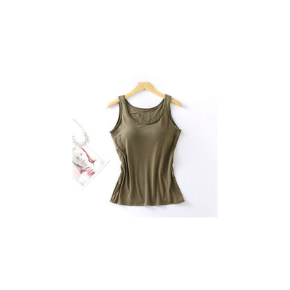 Seamless Padded Wireless Camisole in Solid Color