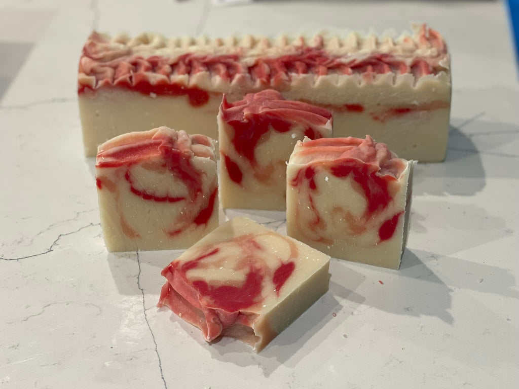 Crisp Apple and Rose Luxury Handmade Soap