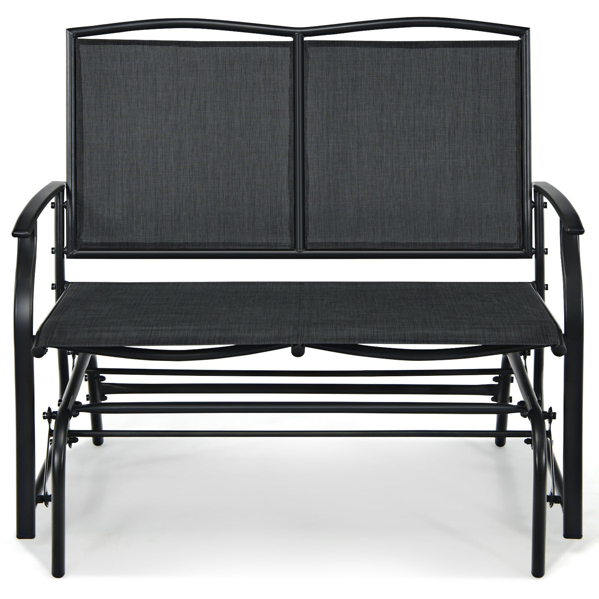 Iron Patio Rocking Chair for Outdoor Backyard and Lawn