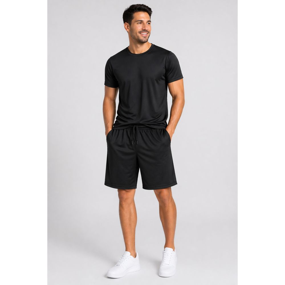 2-Piece Men's Poly Tech Lounge Top & Bottom Set (Sizes S - 3XL)