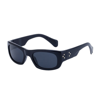 UV400 Unisex Full Square Frame Polarized Sun Protection Eyewear Sunglasses