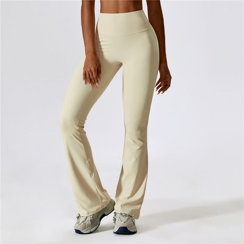 Slightly Flared High-Waisted Casual Sweatpants