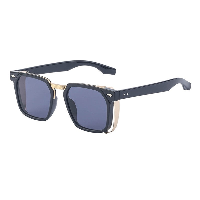 Retro Steampunk Square Sunglasses Fashion