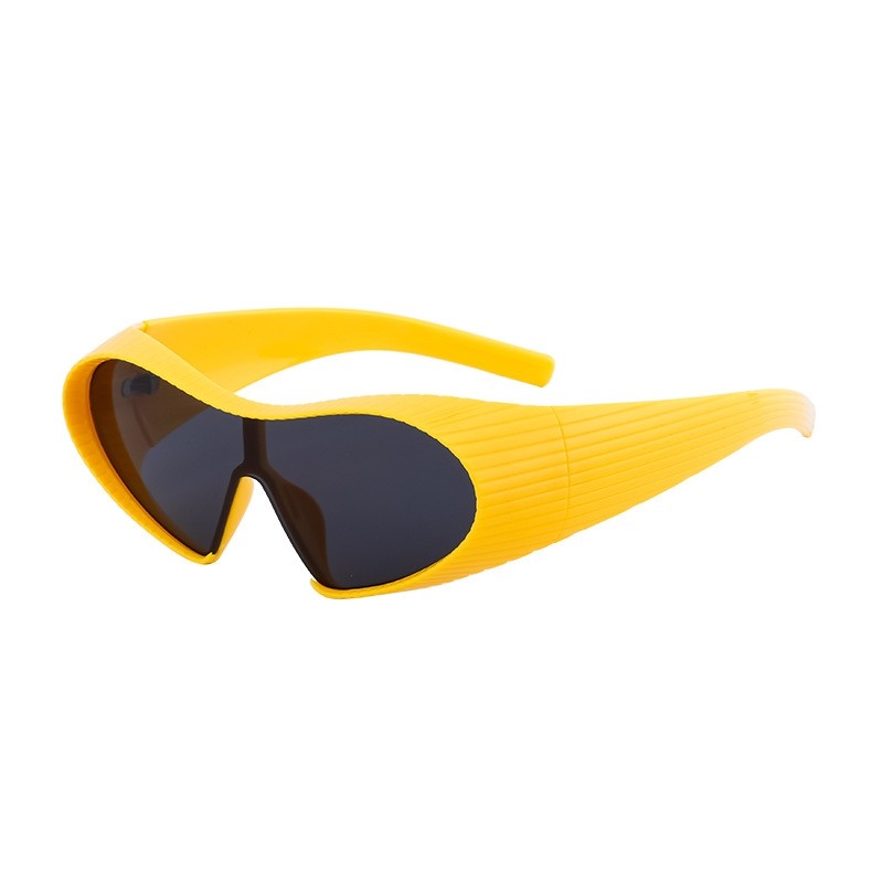Men's Fashion Sports One Piece Alien Sunglasses
