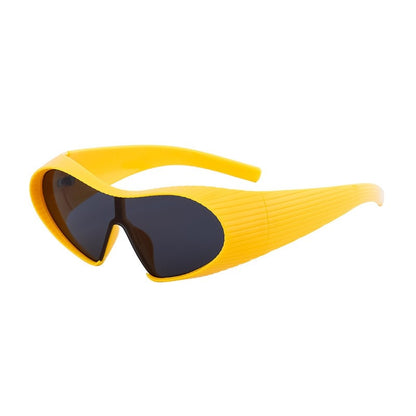 Men's Fashion Sports One Piece Alien Sunglasses