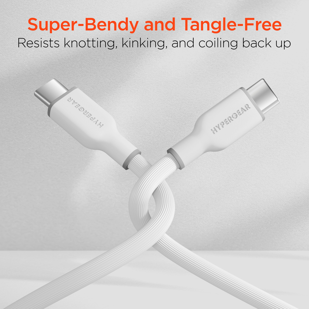 HyperGear Flexi PRO USB-C to USB-C Cable 6ft
