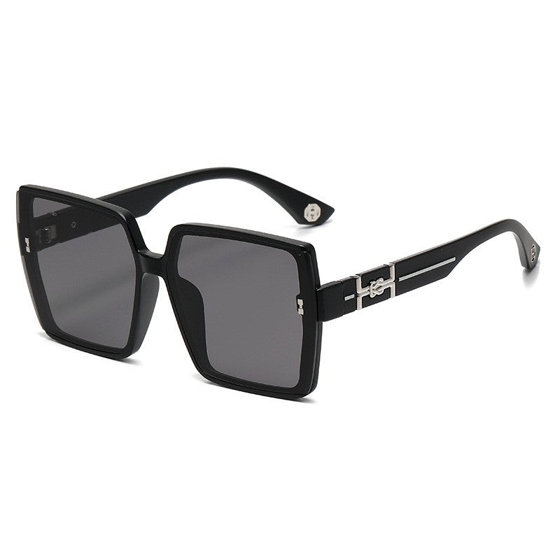 Fashion Large Square Frame UV400 Sun Protection Polarized Sunglasses