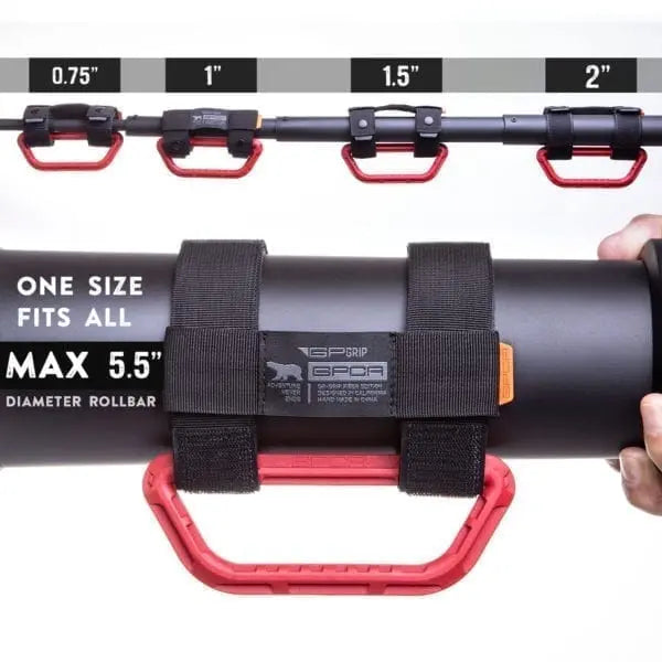 GP-Grip Universal — Fits 1"–5.5" Roll Bars & Tubes