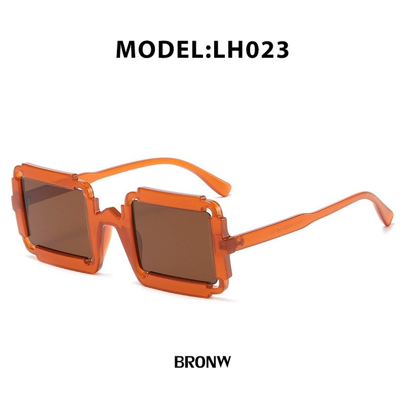 Fashionable Oversized Square Frame Sunglasses